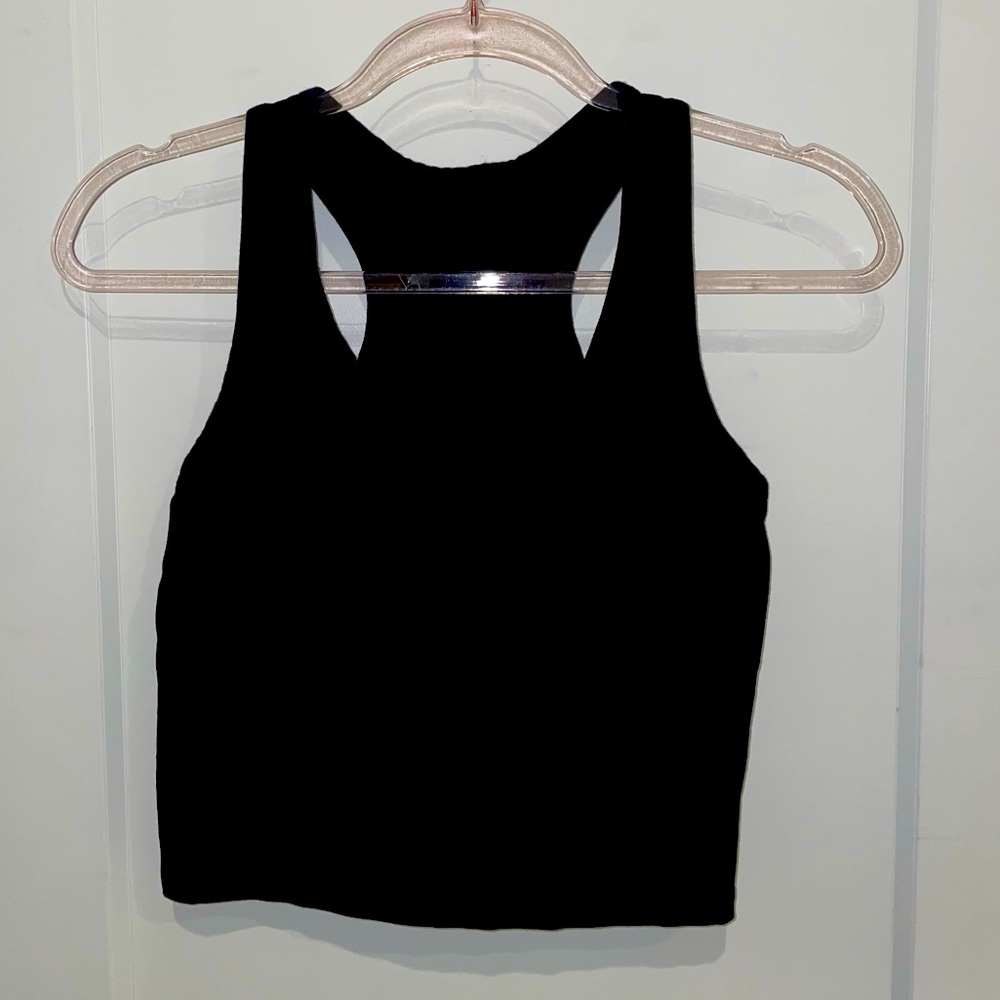 Cropped Racerback Tank Top - Size M